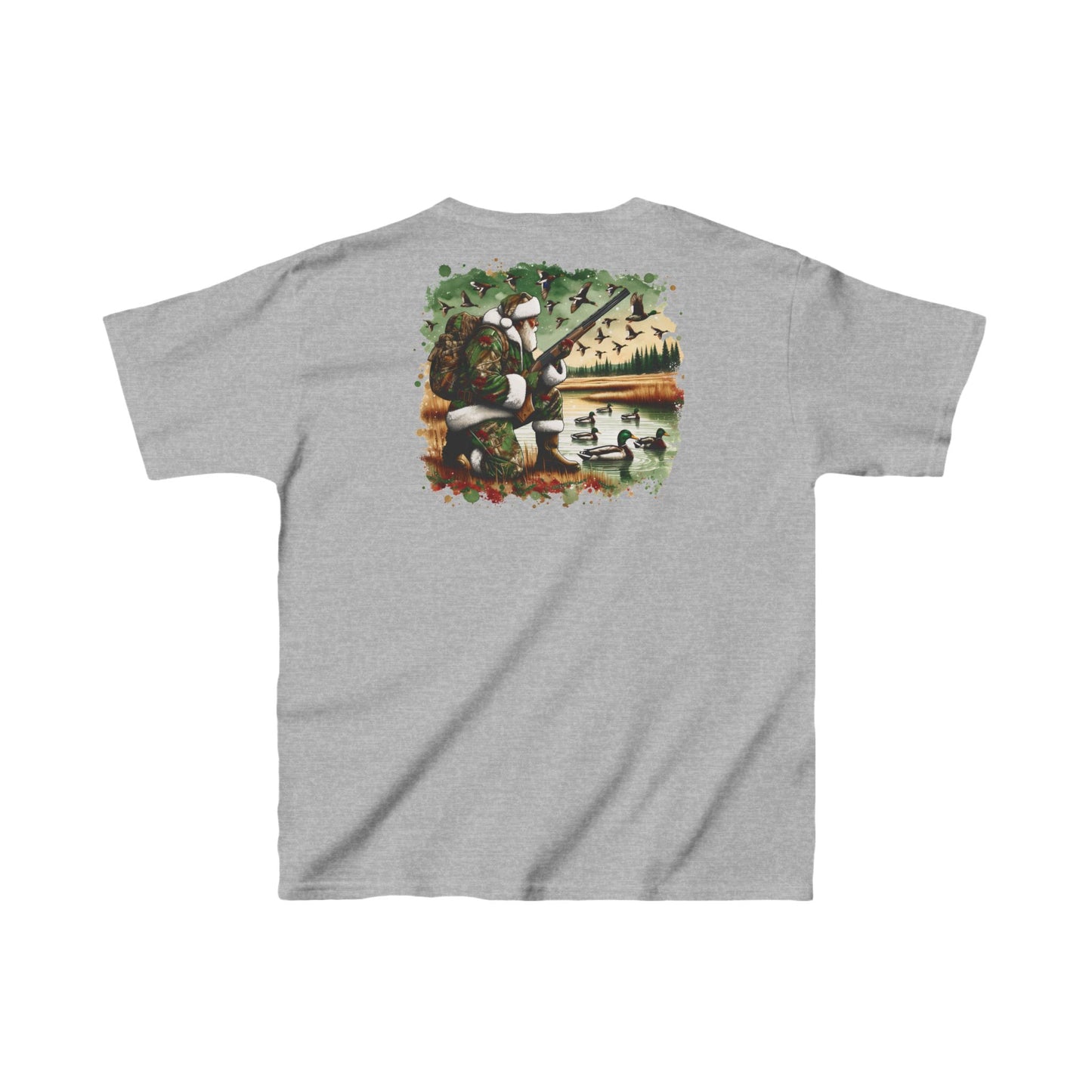 Duck Hunting Santa- Youth Heavy Cotton™ Tee