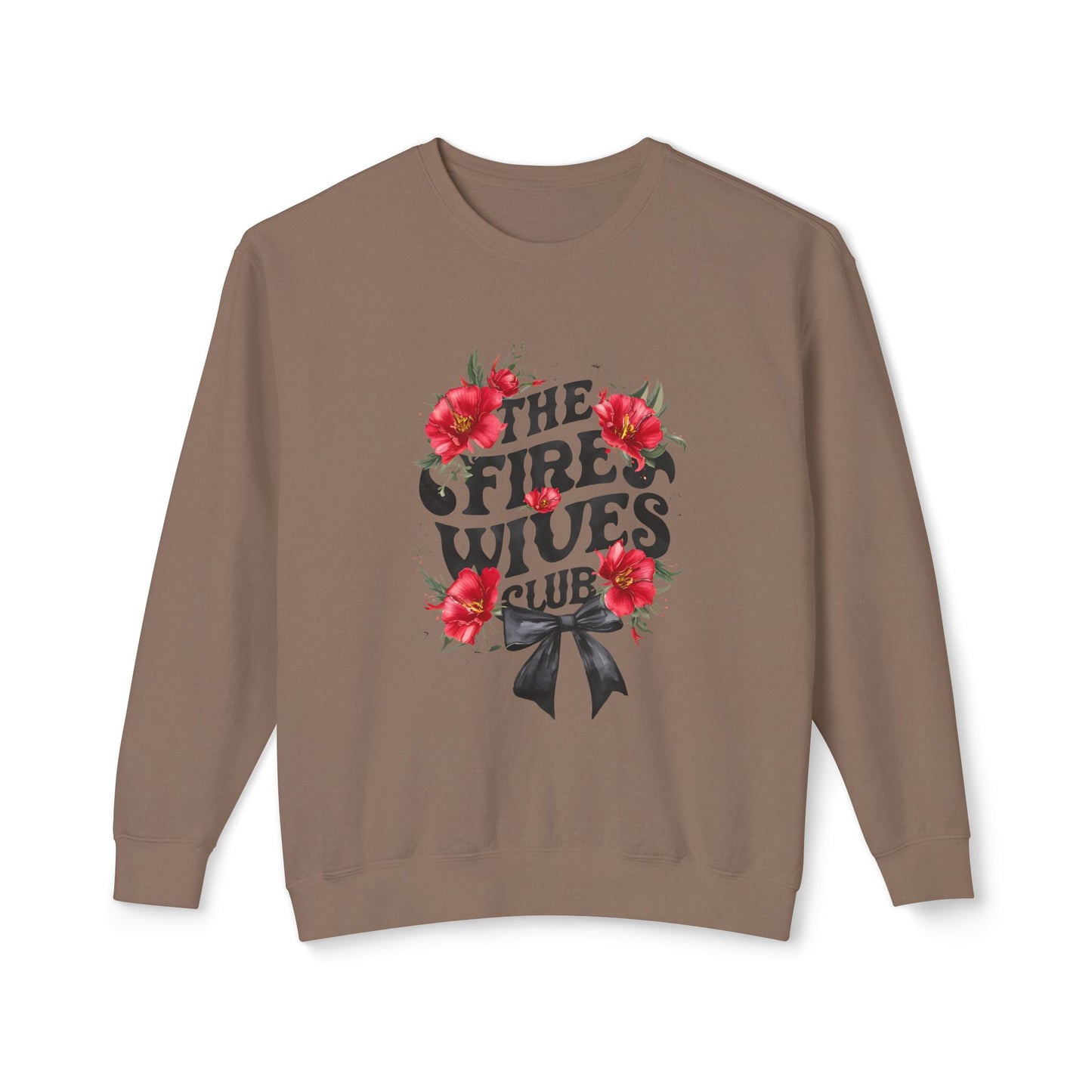 The Fire Wives Club- Unisex Lightweight Crewneck Sweatshirt