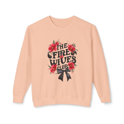 The Fire Wives Club- Unisex Lightweight Crewneck Sweatshirt