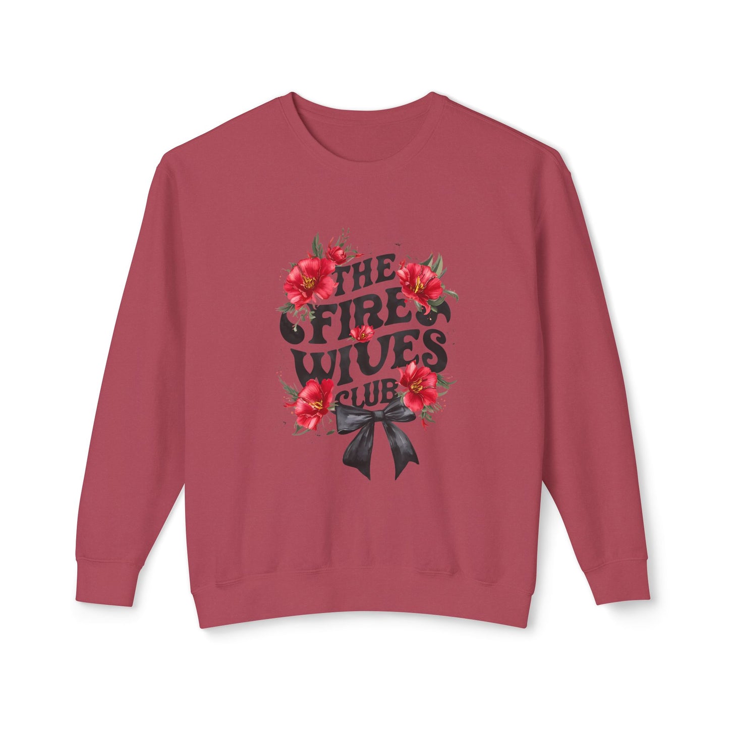 The Fire Wives Club- Unisex Lightweight Crewneck Sweatshirt