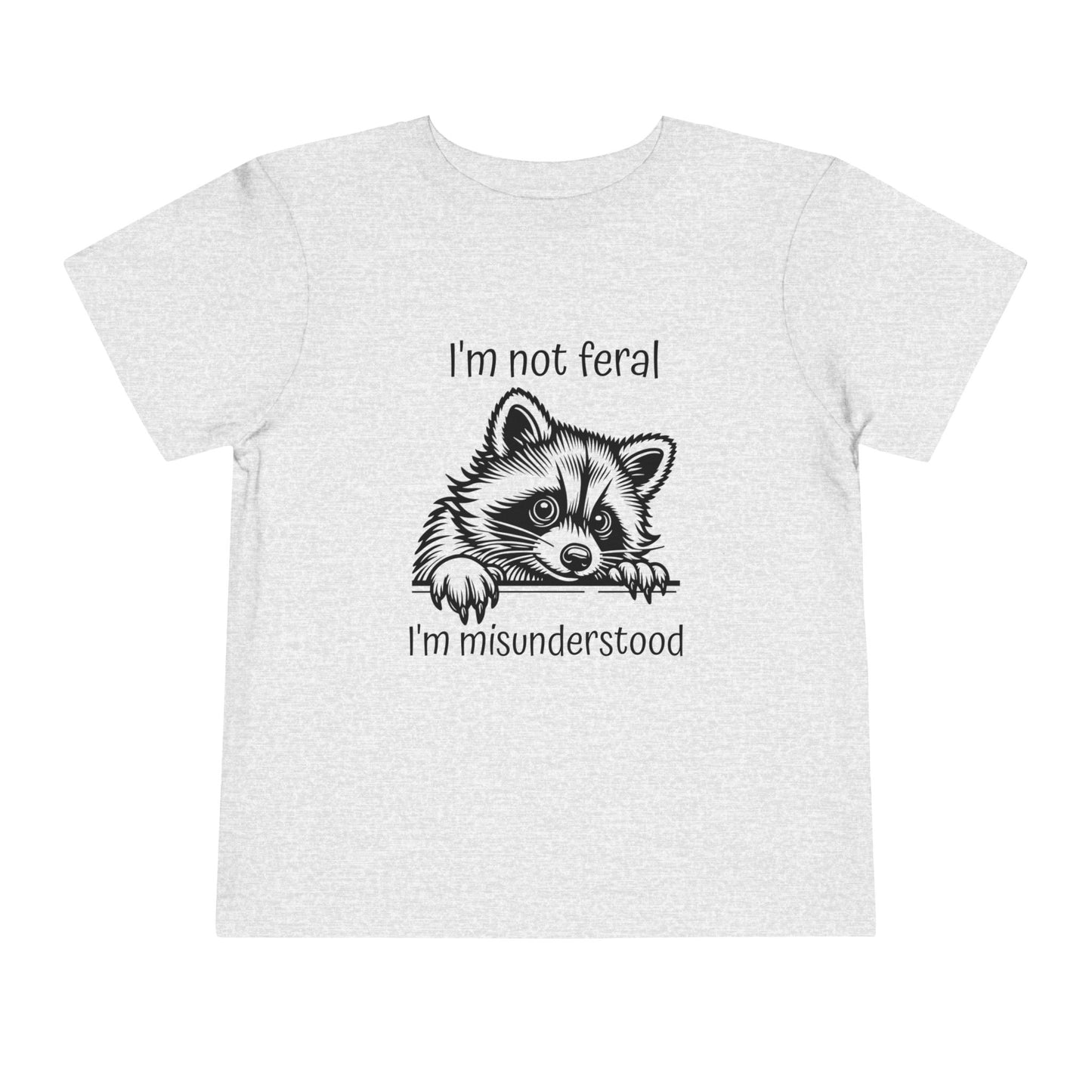 I'm not feral, I'm misunderstood- Kids Tee shirt