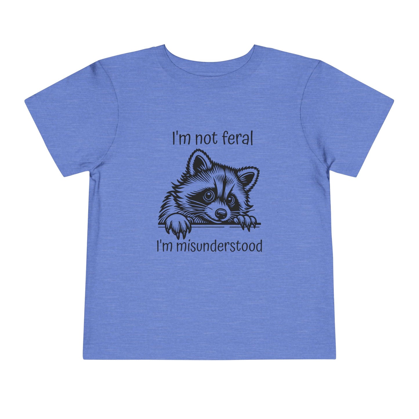 I'm not feral, I'm misunderstood- Kids Tee shirt