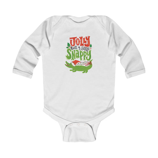 Jolly, but Snappy Infant Long Sleeve Bodysuit