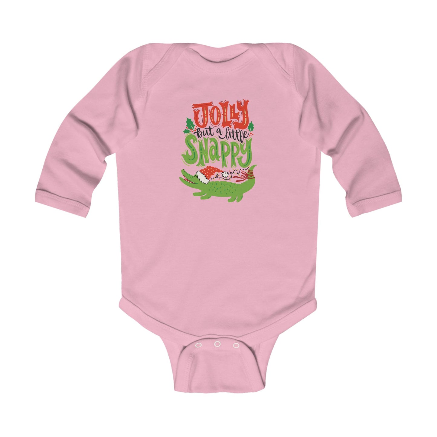 Jolly, but Snappy Infant Long Sleeve Bodysuit