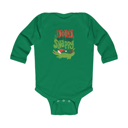 Jolly, but Snappy Infant Long Sleeve Bodysuit