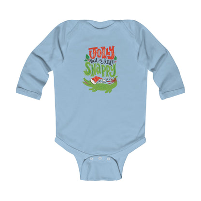 Jolly, but Snappy Infant Long Sleeve Bodysuit