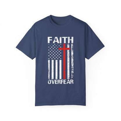 Faith Over Fear - Comfort Colors Men's Unisex T-shirt