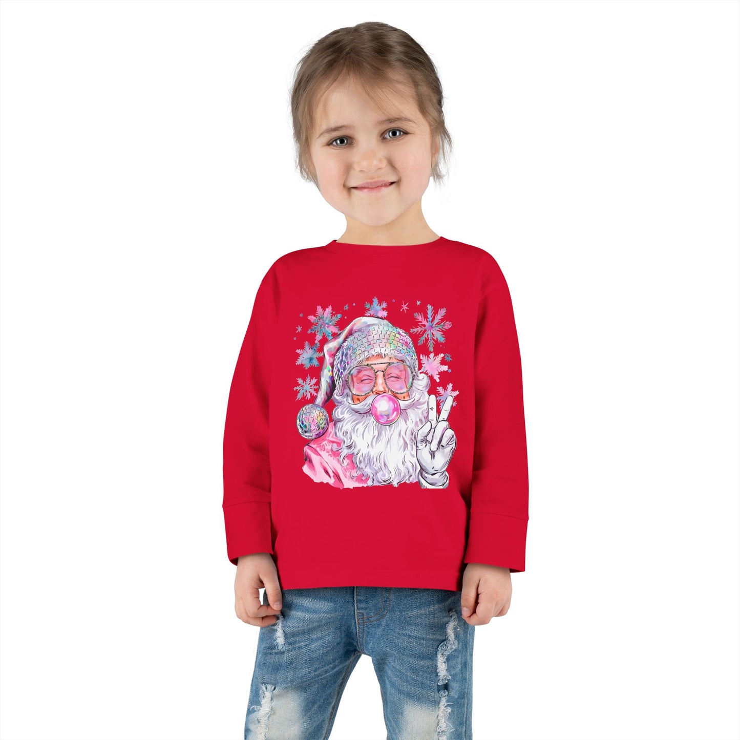 Peace Out Bougie Santa-Toddler/Kids 2T-6T Rabbit Skins