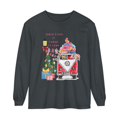 Volkswagen Santa- Comfort Colors Long Sleeve T-Shirt