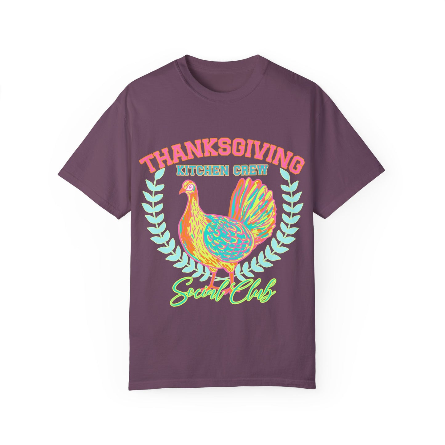 Thanksgiving Kitchen Crew- Comfort Colors Unisex Garment-Dyed T-shirt