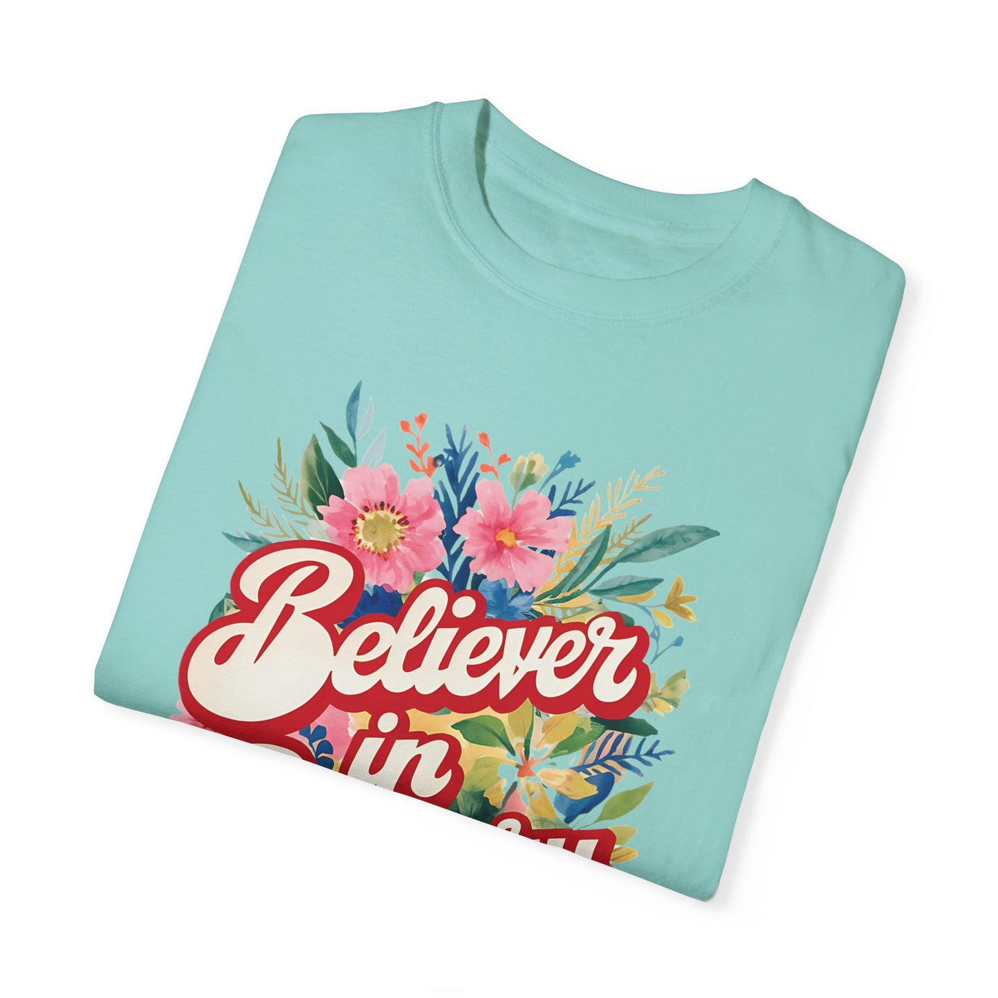 Believer In Bravery Firefighter Wife- Comfort Colors Unisex  T-shirt