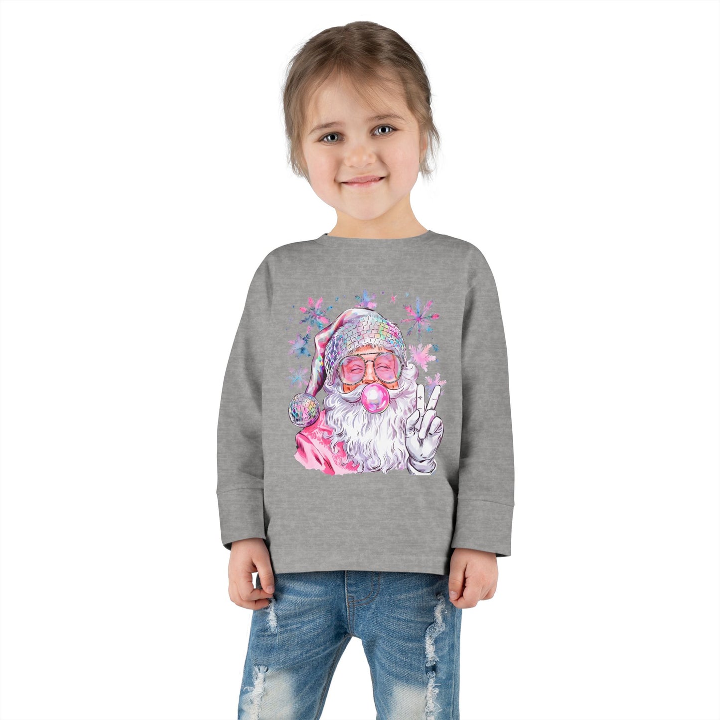 Peace Out Bougie Santa-Toddler/Kids 2T-6T Rabbit Skins