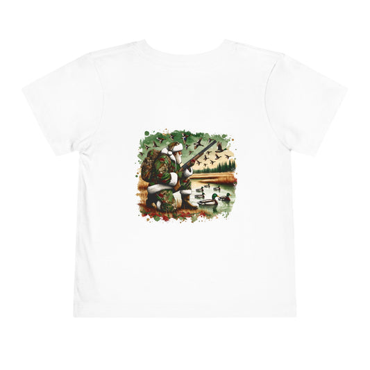 Take Me Duck Hunting, Santa! -Toddler/Kid 2T-5T Short Sleeve Tee