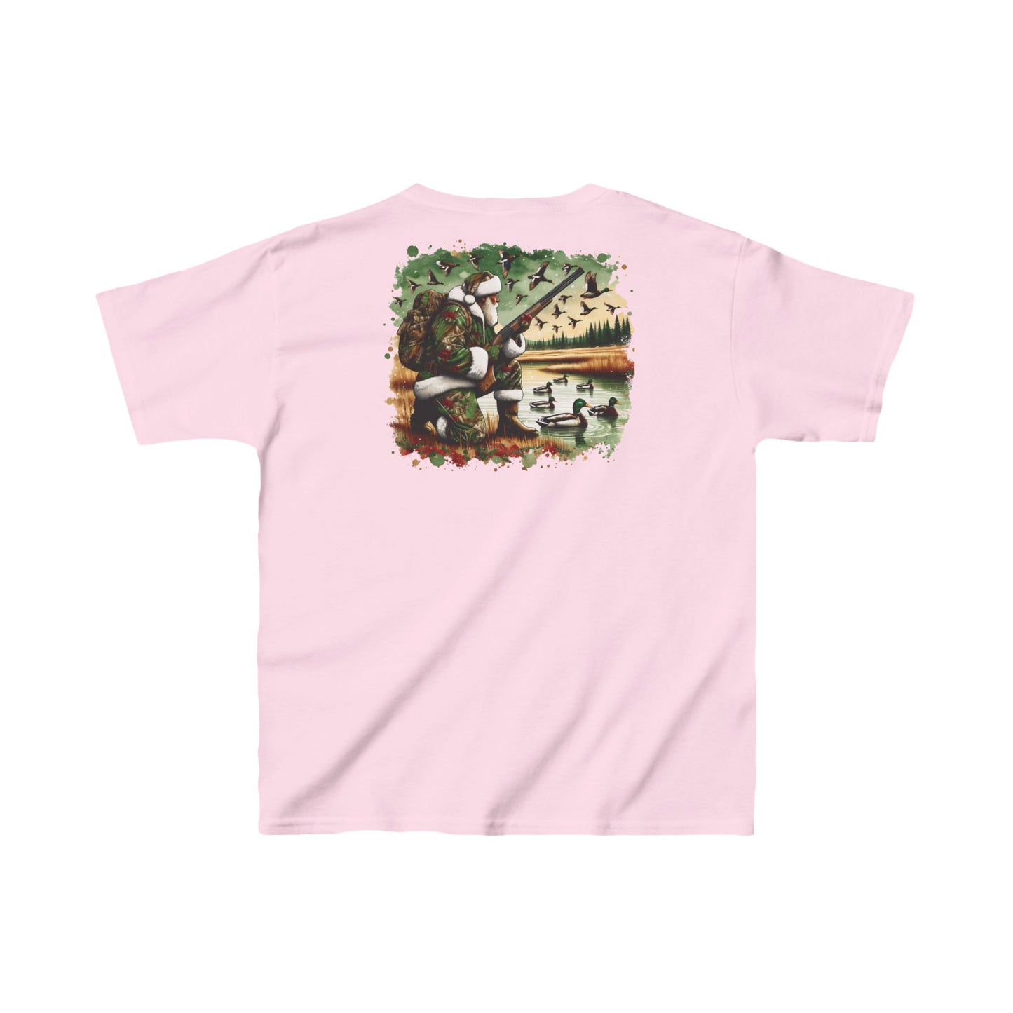 Duck Hunting Santa- Youth Heavy Cotton™ Tee