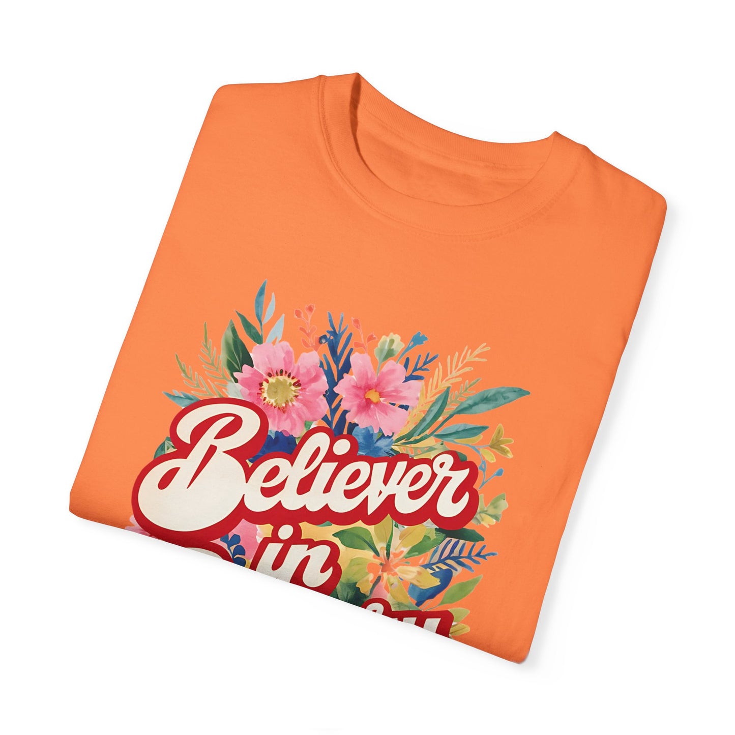 Believer In Bravery Firefighter Wife- Comfort Colors Unisex  T-shirt