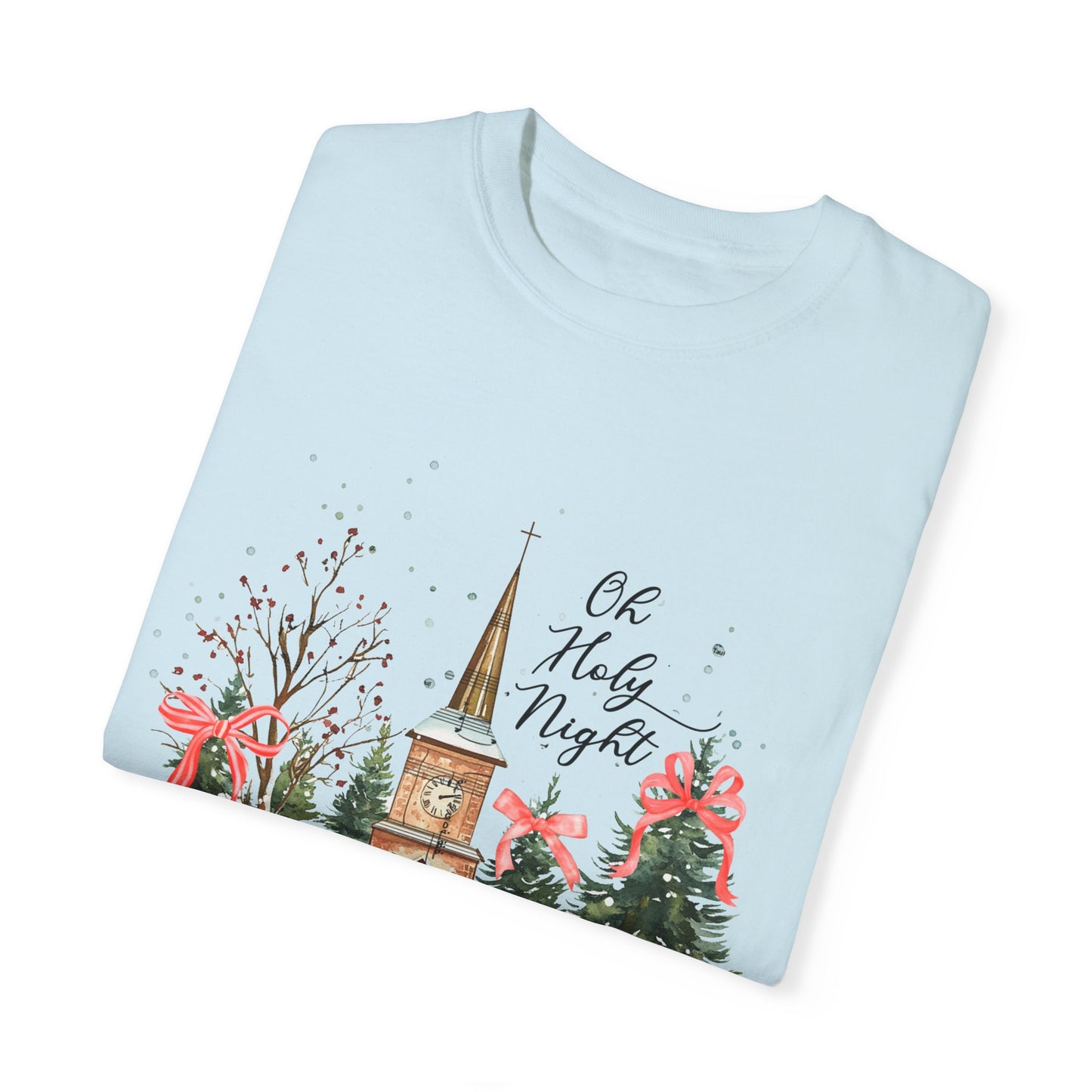 Oh Holy Night Church- Comfort Colors Unisex T-shirt