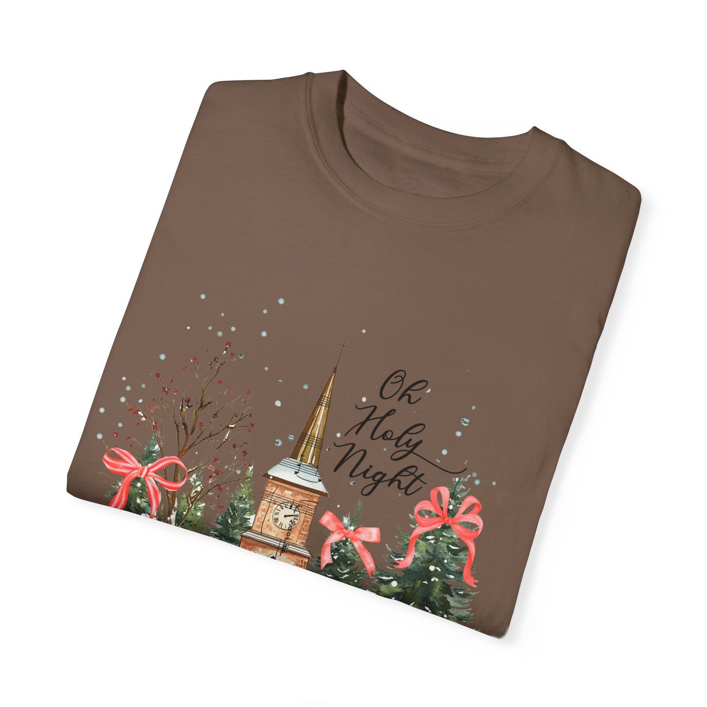 Oh Holy Night Church- Comfort Colors Unisex T-shirt